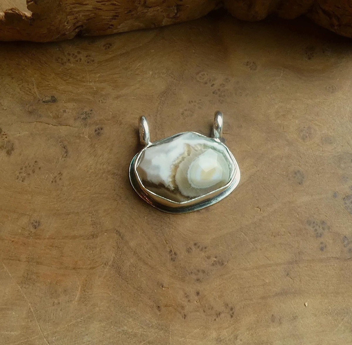 Ocean Jasper Pendant | Sterling Silver