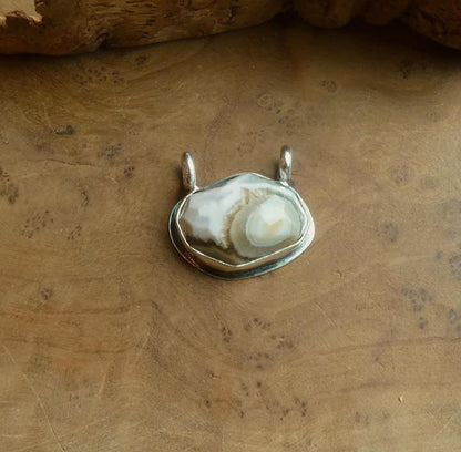 Ocean Jasper Pendant | Sterling Silver