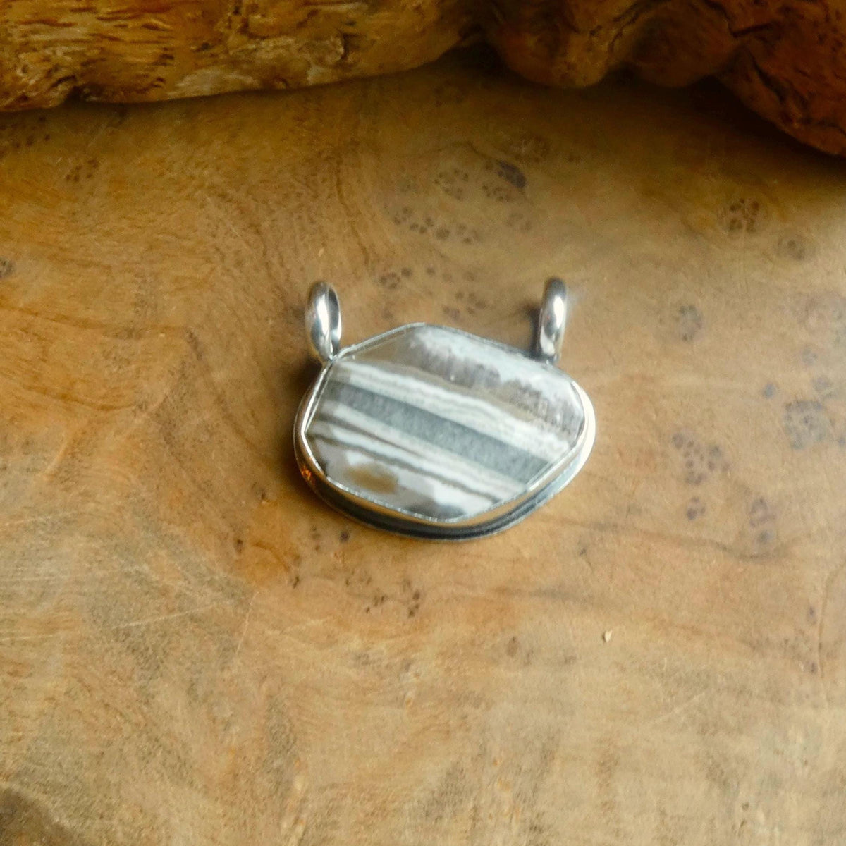Ocean Jasper Pendant | Sterling Silver