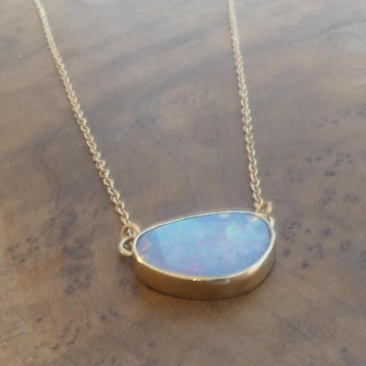 Opal Necklace | 14 KT Gold