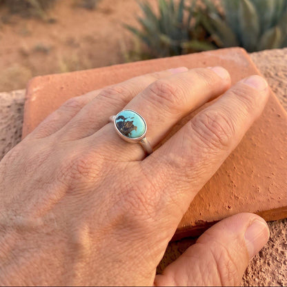 Black Jack Turquoise Ring | Sterling Silver | Choose Your Ring