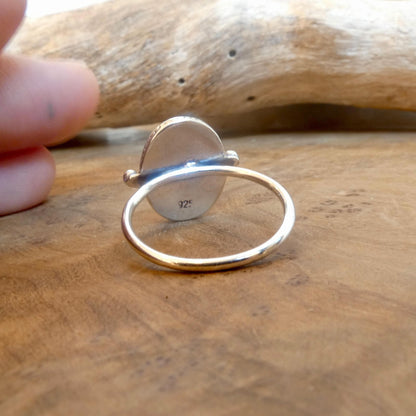 Lapis Lazuli Delica Ring | Sterling Silver