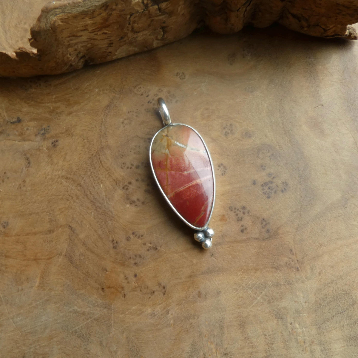 Red Creek Jasper Pendant | Sterling Silver