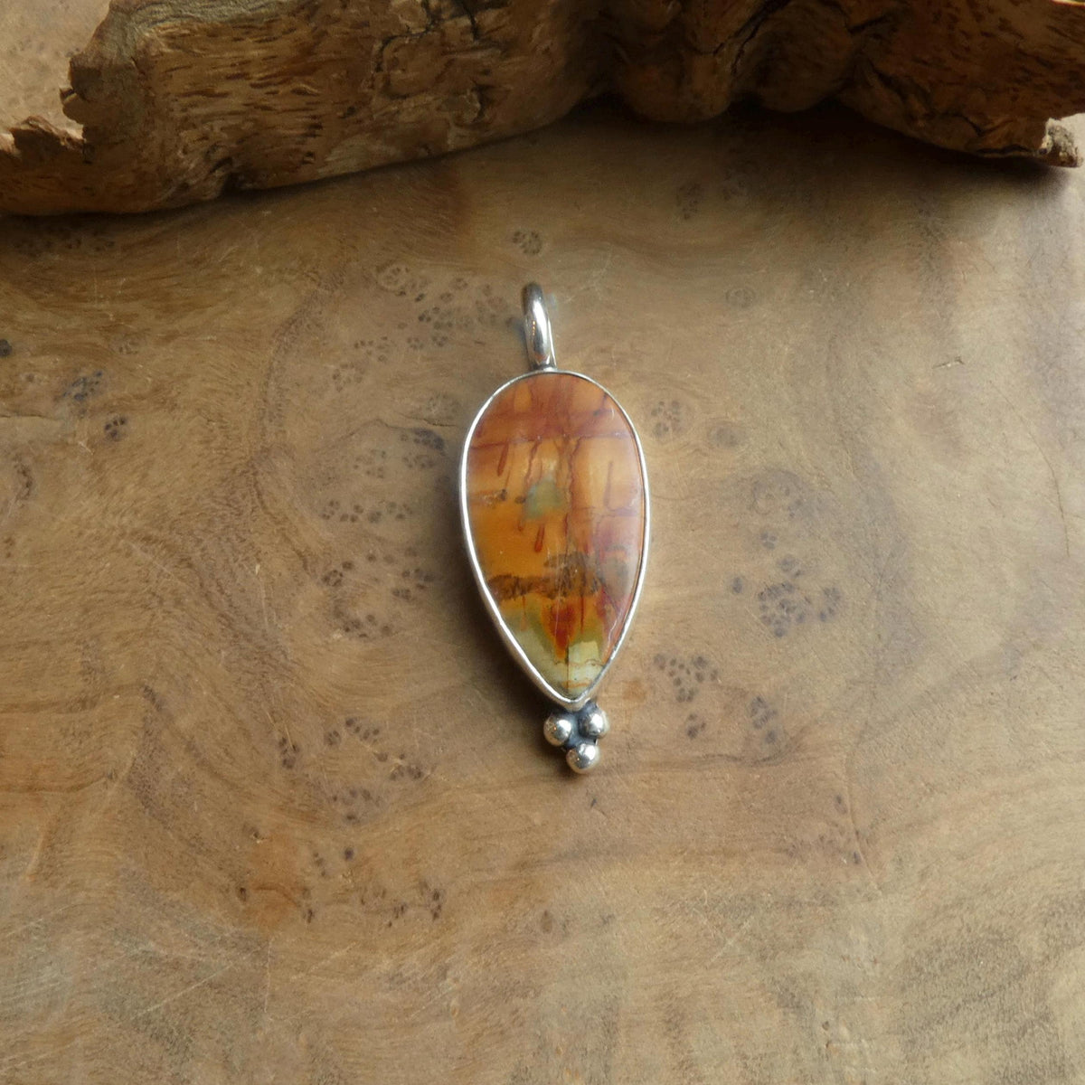 Red Creek Jasper Pendant | Sterling Silver