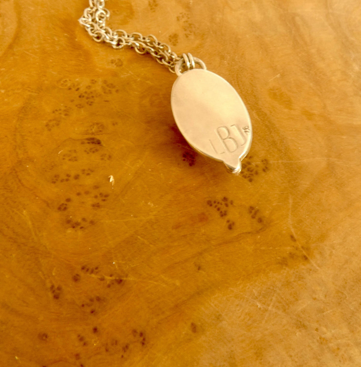 Hubei Turquoise Oval Pendant Necklace | Sterling Silver