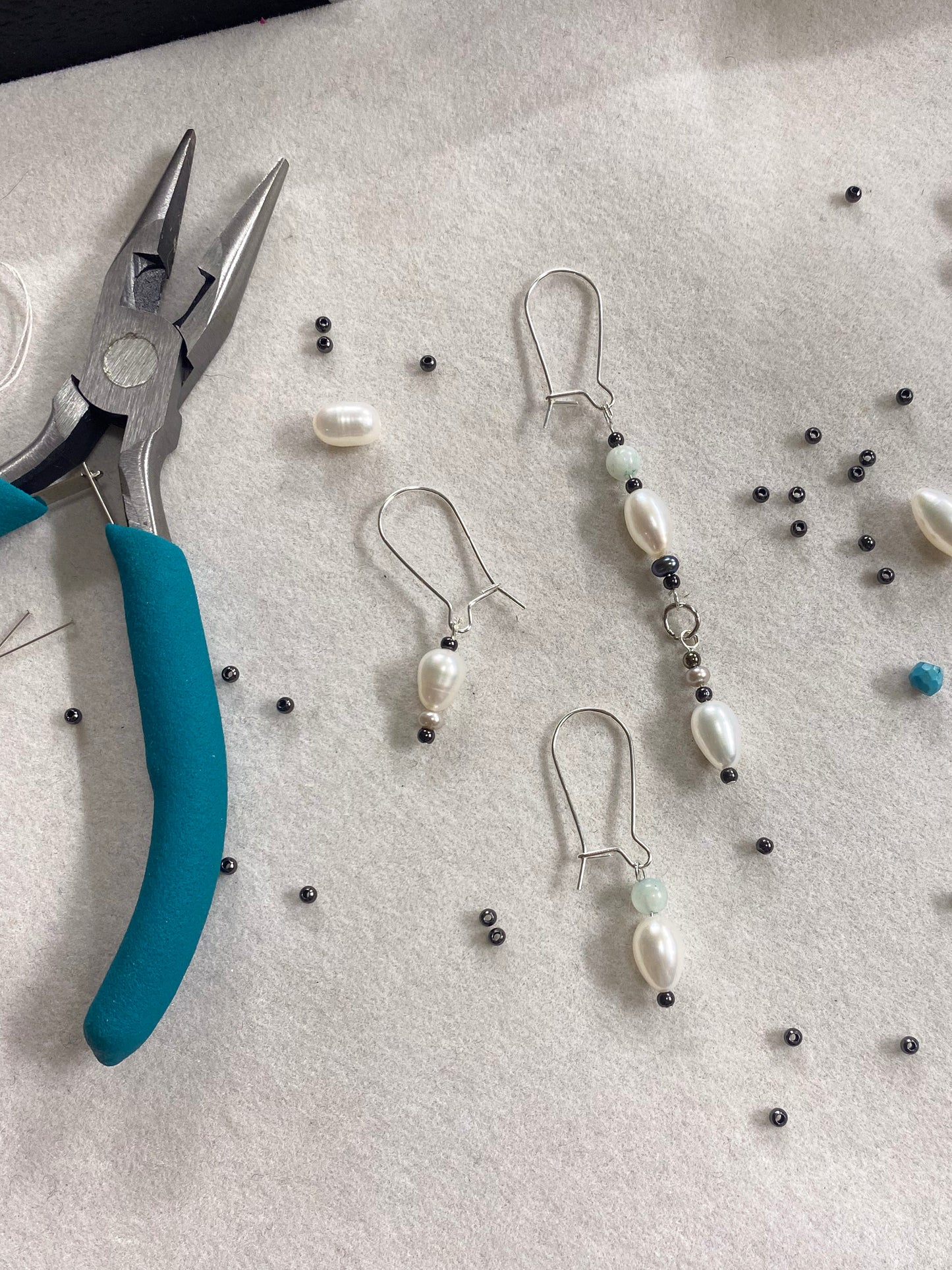 Make and Take Beaded Earring Workshop - Handcrafted Sterling Silver Jewelry by Linda Blackbourn