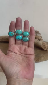 Choose your Piece - Campitos Turquoise East West Ring - American Turquoise