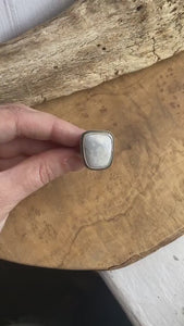 Luna Agate Ring - Sterling Silver - Choose Your Stone