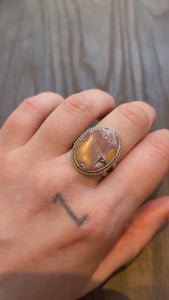 Sonora Jasper Boho Ring - Sonora Jasper Ring - .925 Sterling Silver Ring - Silversmith Ring