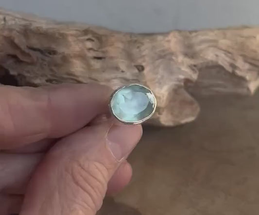 Aquamarine Ring - Size 5.5