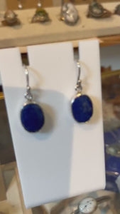 Sterling Silver Lapis Lazuli Drop Earrings – Silversmith Jewelry