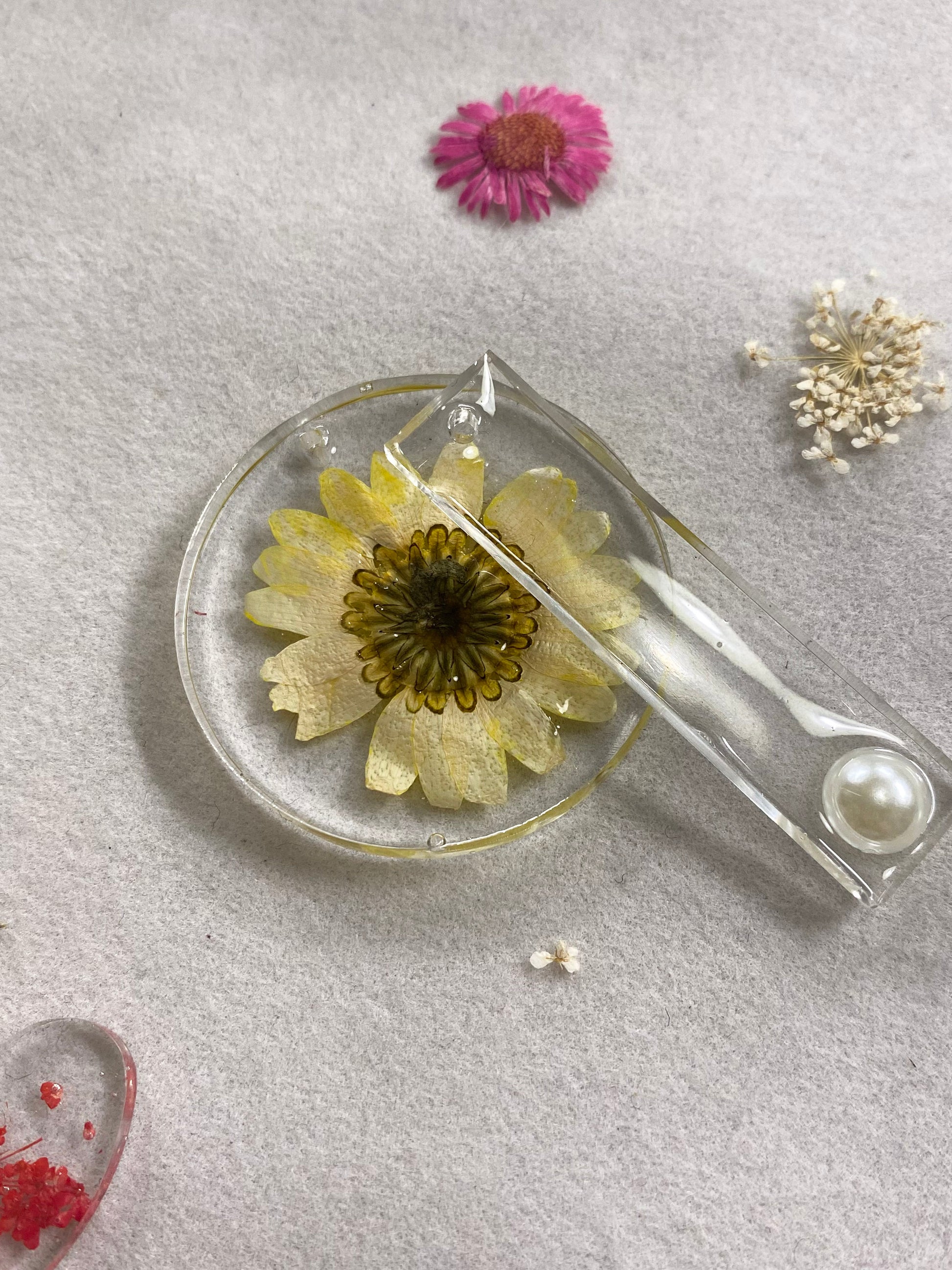 Make & Take Resin Workshop - Key Chain or Bag Charm add on - Handcrafted Sterling Silver Jewelry by Linda Blackbourn