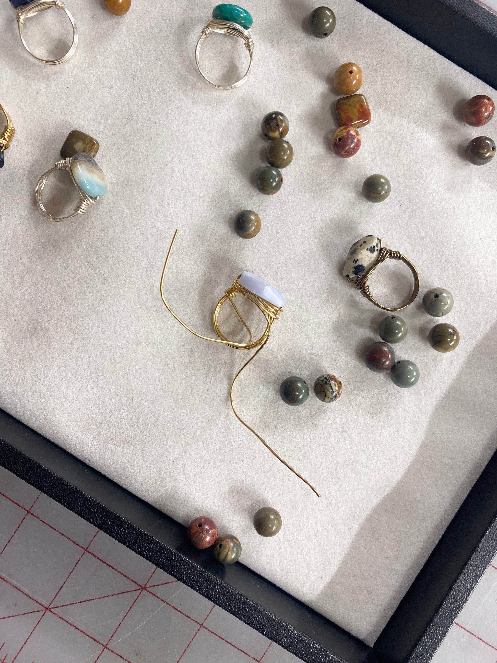 Make and Take Workshop - Make a Wire Wrapped Ring - Handcrafted Sterling Silver Jewelry by Linda Blackbourn