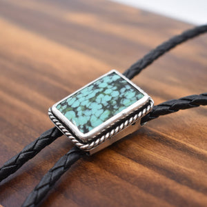 Turquoise Bolo Tie - Choose Your Own Stone - .925 Sterling Silver - Turquoise Bolo - OOAK