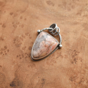 Ocean Jasper Shield Pendant - .925 Silversmith - Ocean Jasper Necklace - OOAK