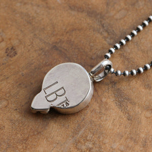 Rutilated Quartz Sweetheart Pendant - Rutilated Quartz Necklace - .925 Sterling Silver - Silversmith