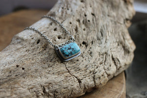 Egyptian Turquoise Hanging Rock Necklace - Choose Your Stone