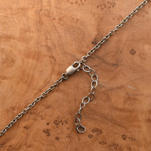 Red Creek Jasper Basket Pendant - Pendant with Chain - .925 Sterling Silver Pendant
