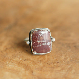 Sonora Chelsea Ring - Sonora Jasper Ring - .925 Sterling Silver Ring - Silversmith Ring