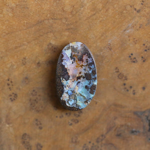 Boulder Opal Ring - Silver Opal Statement Ring - OOAK - .925 Sterling Silver