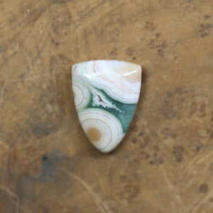 Ocean Jasper Shield Pendant - .925 Silversmith - Ocean Jasper Necklace - OOAK