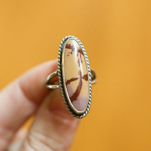 Ready to Ship - Sonora Jasper Boho Ring - Sonora Jasper Ring - .925 Sterling Silver - Silversmith Ring