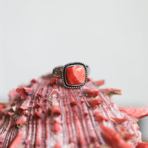 Chili Spice Ring - Spiny Oyster Ring - Silversmith Ring - Spiny Oyster - Chili Pepper Ring - Sterling Silver Ring