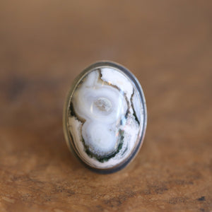 Ocean Jasper Big Ring - .925 Sterling Silver Ring - Silversmith - Choose Your Stone