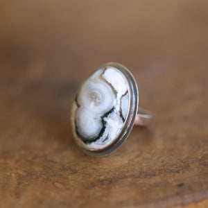 Ocean Jasper Big Ring - .925 Sterling Silver Ring - Silversmith - Choose Your Stone