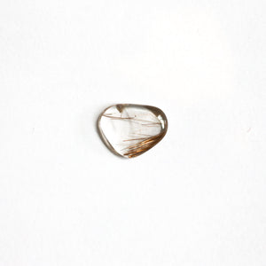 Copper Rutilated Quartz Pendant - Rutilated Quartz Necklace - Sterling Silver