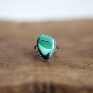 Green Variscite Ring - Silversmith Ring - Variscite in Boulder Ring - Choose Your Stone
