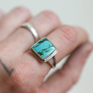 Turquoise Ring - Choose your Turquoise Stone - Sterling Silver Ring - Silversmith Ring